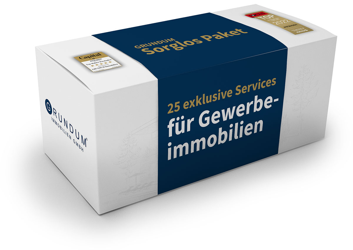 GRUNDUM Sorglos Paket für Gewerbeimmobilien