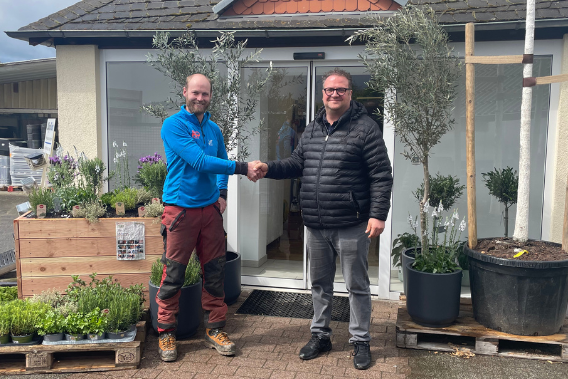 Baustoffhändler mit Claudio Bonelli