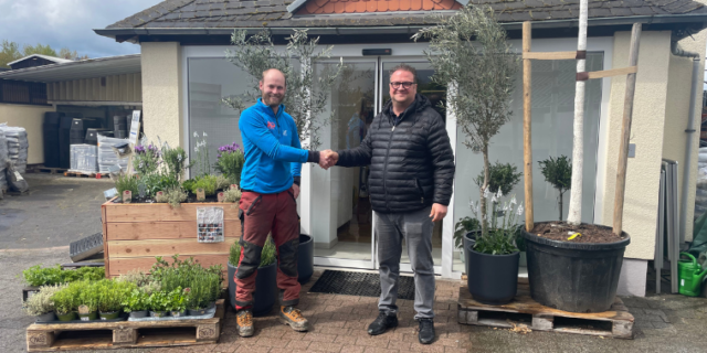 Baustoffhändler mit Claudio Bonelli