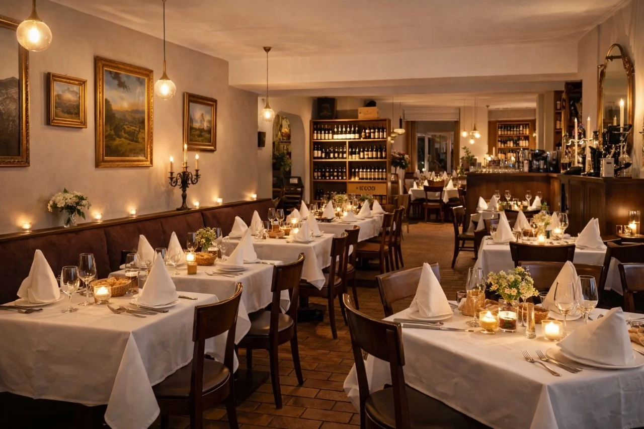 Charmantes Restaurant mit stilvollem Innenbereich & Außenterrasse gegen Abstand abzugeben — Bild 1 von 2