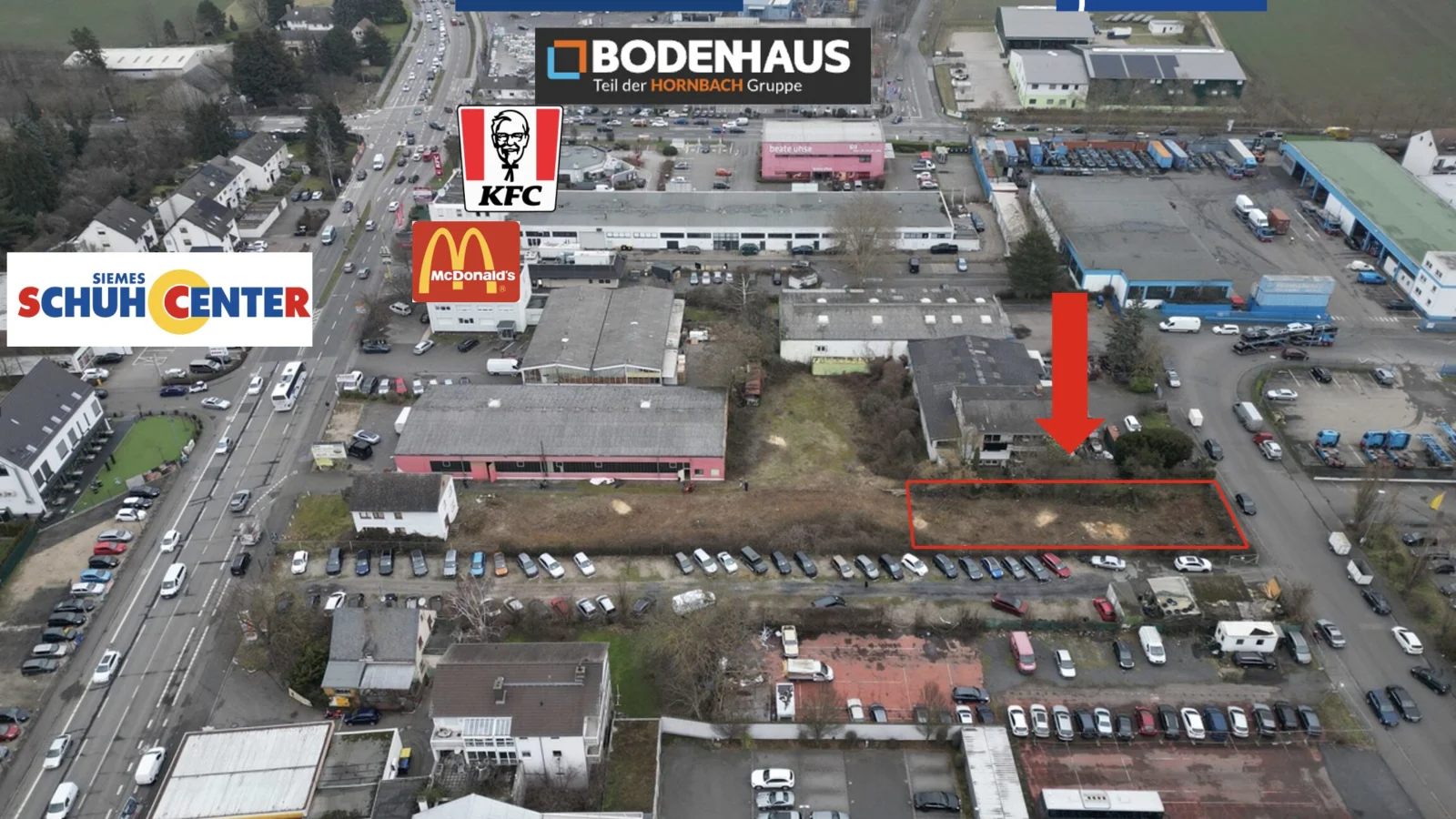 **TOP Lage** Im Alleinauftrag! Attraktives Gewerbe- und Entwicklungsgrundstück mit hoher Ausnutzung! — Bild 1 von 4