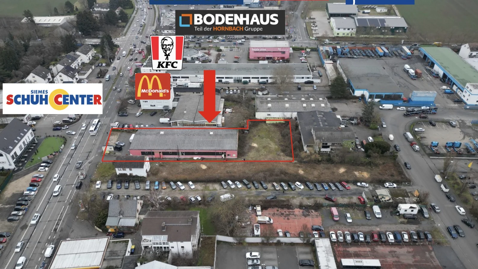 **TOP Lage** Im Alleinauftrag! Attraktives Gewerbe- und Entwicklungsgrundstück mit hoher Ausnutzung! — Bild 1 von 3