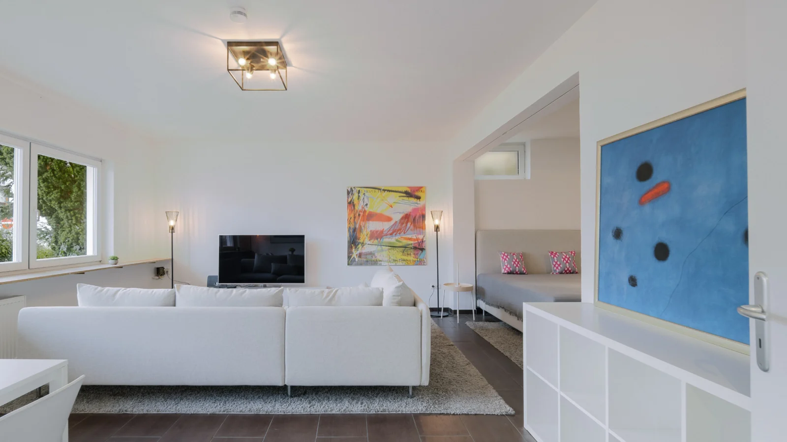 Möblierte Terrassenwohnung mit eigenem Garten - nur 20 Min von Wiesbaden City Center — Bild 1 von 11